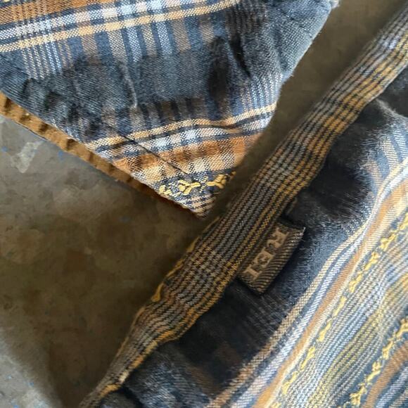 Vintage REI Plaid Western Snap Button Up Shirt Mens Small Hiking Outdoor 90s Y2K - Picture 6 of 9